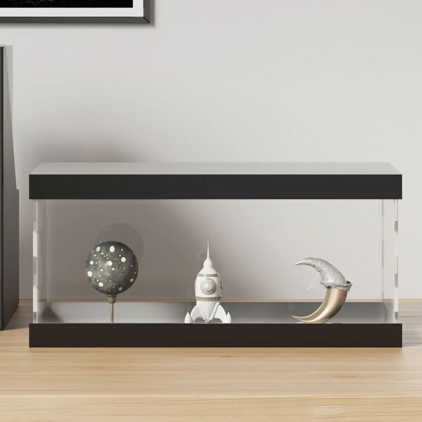 vidaXL Caixa de exposição 30x15x14 cm acrílico transparente