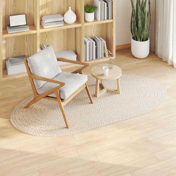 vidaXL Tapete ZIZUR Creme PP