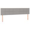 vidaXL Cama boxspring com colch&atilde;o 120x190 cm tecido cinzento-claro