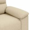 vidaXL Poltrona 100x81x84 cm tecido cor creme