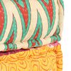 vidaXL Pufe 60x70x36 cm tecido de retalhos