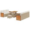 vidaXL Conjunto de Sof&aacute; de Jardim 13 unid. 9-N&uacute;mero de lugares