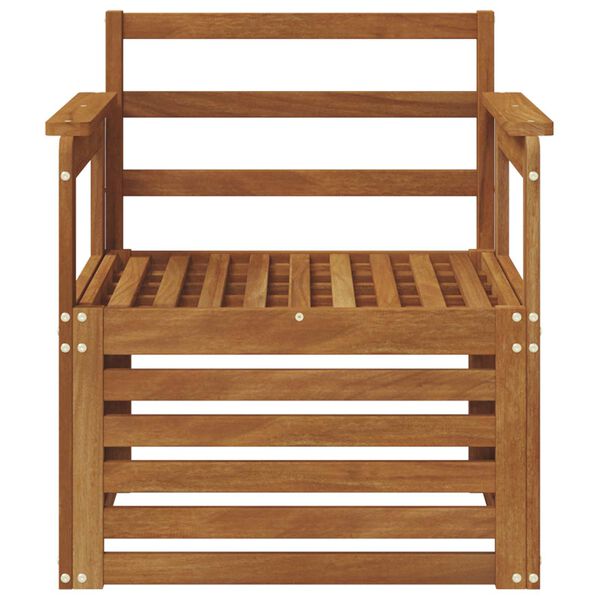 vidaXL Conjunto de Sof&aacute;s para Exterior Natural 71 x 63 x 73 cm