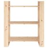 vidaXL Estante/Divisória de Ambiente 80x35x91 cm Madeira Maciça Pinho