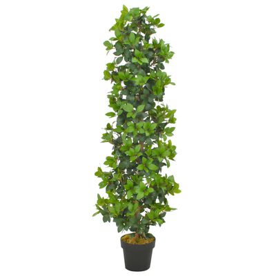 vidaXL Planta loureiro artificial com vaso 150 cm verde