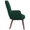 vidaXL poltrona Verde Escuro 63 x 67 x 94 cm Veludo