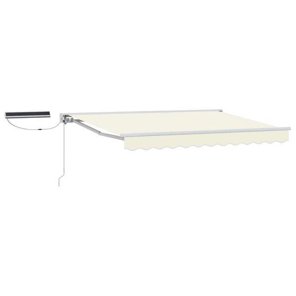 vidaXL Toldo Retr&aacute;til El&eacute;trico Creme 2,5 x 2 m