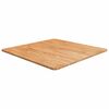 vidaXL Tampo mesa quadrado 70x70x1,5cm carvalho tratado castanho-claro