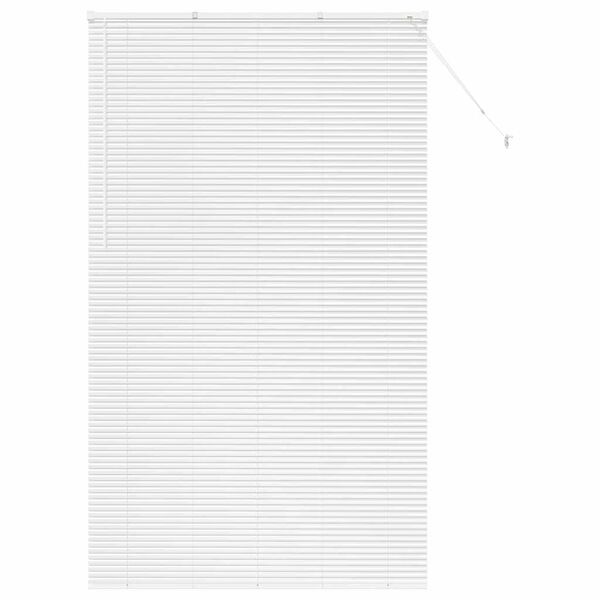 vidaXL Persianas venecianas Manual Branco 220 x 135 cm Alum&iacute;nio