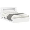 vidaXL Estrutura de Cama com Armazenamento Branco 150 x 200 cm