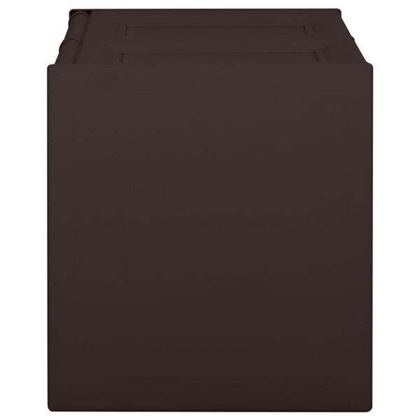 vidaXL Caixa para almofadões 86x40x42 cm 85 L castanho