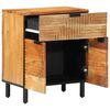 vidaXL Arm&aacute;rio de cama Castanho 50 x 33 x 60 cm