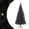 vidaXL &Aacute;rvore de Natal Preto 180 cm PVC