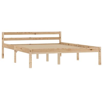 vidaXL Estrutura de cama 120x200 cm madeira pinho maciço