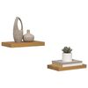 vidaXL Prateleira de Parede 2 pcs Bege 40 x 23,5 x 4 cm