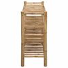 vidaXL Rack de Sapatos com prateleira Natural 68 x 28 x 63 cm Bambu