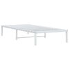 vidaXL Estrutura de cama metal 90x200 cm branco