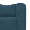 vidaXL poltrona Azul 63 x 67 x 94 cm Veludo