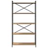 vidaXL Estante Carvalho Artesanal 80 x 30 x 155 cm Madeira processada