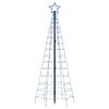 vidaXL &Aacute;rvore de Natal LED com Spikes 220 LEDs Azul 180 cm