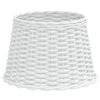 vidaXL Abajur &Oslash;40x26 cm vime branco