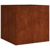 vidaXL Vaso/floreira 40x41x40 cm a&ccedil;o corten