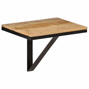 vidaXL Prateleira de parede 40x30x32 cm mangueira maci&ccedil;a e ferro