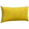 vidaXL Travesseiros de Sof&aacute; 2 pcs Amarelo 80 x 40 cm
