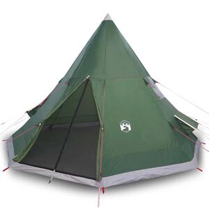 vidaXL Tenda de campismo tipi para 4 pessoas imperme&aacute;vel verde