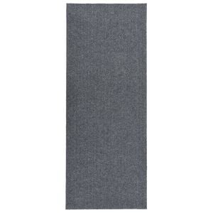 vidaXL Tapete/passadeira de entrada 100x300 cm cinzento