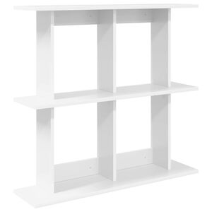vidaXL Prateleira de Parede Montagem na parede Branco 100 x 20 x 75 cm