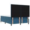vidaXL Cama Box com colch&atilde;o Azul escuro 160 x 200 cm Veludo