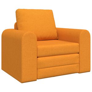 vidaXL Sof&aacute;-Cama Amarelo Escuro 98 x 71 x 83 cm tecido