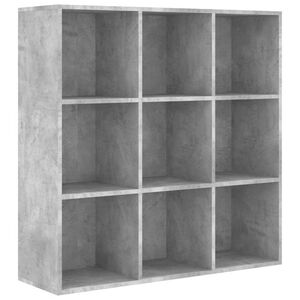 vidaXL Estante 98x29x97,5 cm derivados madeira cinzento cimento