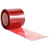 vidaXL Cortina de porta 200 mm x 1,6 mm 25 m PVC vermelho