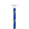 vidaXL Corda de barco 4 mm 50 m polipropileno azul