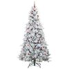 vidaXL &Aacute;rvore de Natal Articulada Artificial Branco 240 cm PE e PVC