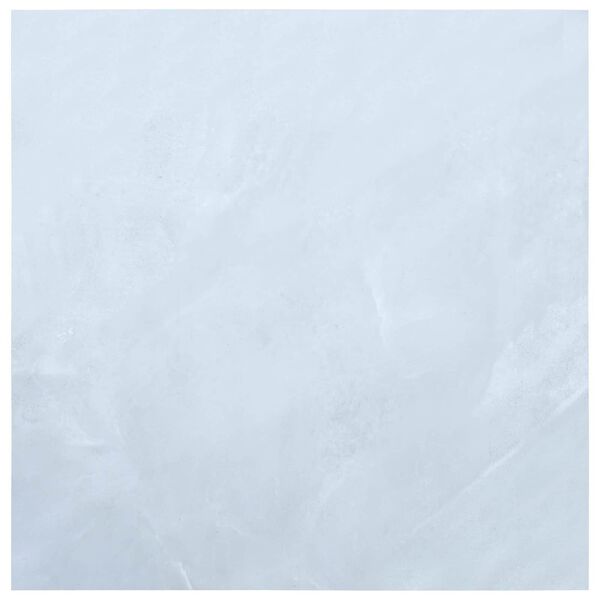 vidaXL Pranchas de Piso 55 pcs Branco 5,11 m&sup2; PVC