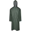 vidaXL Capa de chuva comprida resistente e imperme&aacute;vel + capuz verde L
