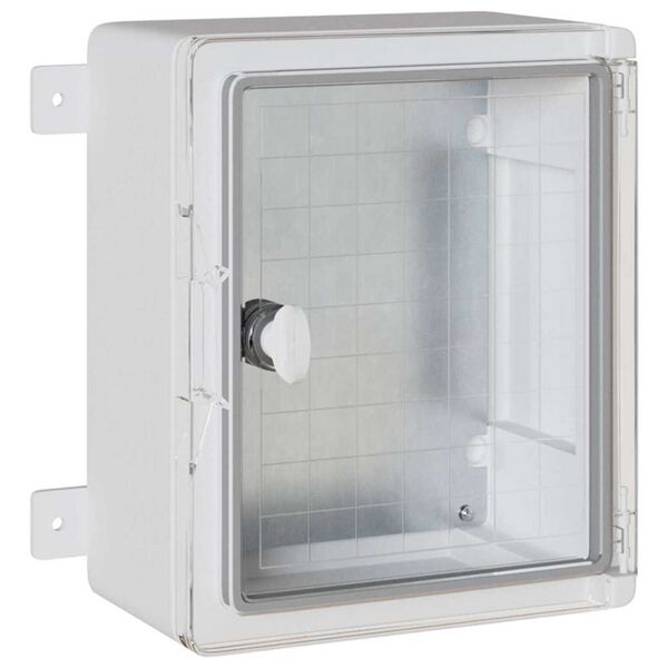 vidaXL Arm&aacute;rio de Controle Cinzeto 47 x 20 x 60 cm Pl&aacute;stico ABS