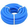 vidaXL Mangueira de piscina com braçadeiras azul 38 mm 12 m