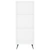 vidaXL Arm&aacute;rio alto 34,5x34x180 cm madeira processada branco