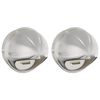 vidaXL Tampas de ventila&ccedil;&atilde;o de ar 2 unid. Prateado 200 mm