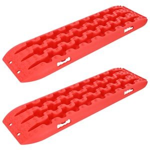 vidaXL Prancha de Tra&ccedil;&atilde;o 2 unid. Vermelho 106 x 30,5 x 7 cm