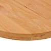 vidaXL Tampo de mesa 140x60x4 cm carvalho maciça oval castanho-claro
