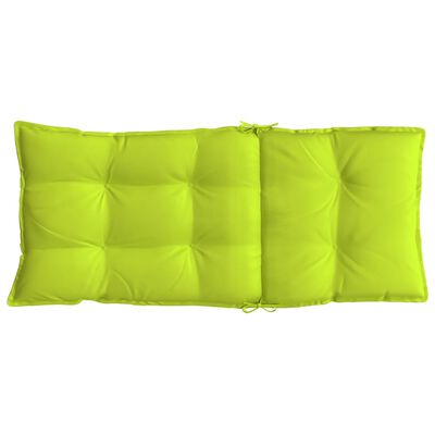 vidaXL Almofadões p/ cadeira encosto alto 2 pcs oxford verde brilhante