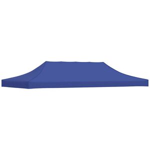 vidaXL Teto para tendas de festas 3x6 m azul