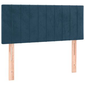 vidaXL Cabeceira de cama veludo 80x5x78/88 cm azul