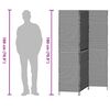vidaXL Divisor de Ambiente Manual Cinzeto 147 x 180 cm vime PE