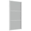 vidaXL Porta de interior 102,5x201,5 cm vidro fosco e alum&iacute;nio branco